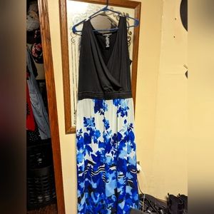 Blue flower dress